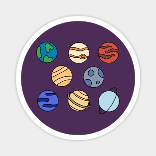 Solar System Planets Magnet